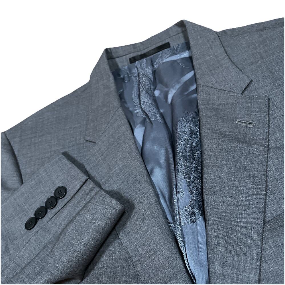 Paul Smith Byard Wool Lycra 42 Italy Blazer Sport Coat Paisley Jacquard Lining‎